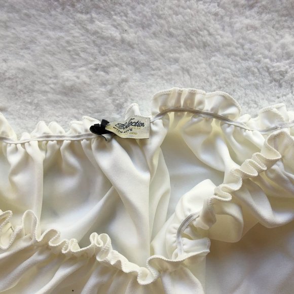 SALE 🔆 White tie sleeve crop top - Picture 10 of 11